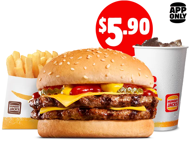 $5.90 DOUBLE CHEESEBURGER SVM