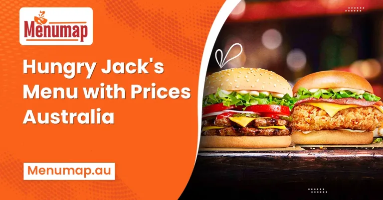 Hungry Jack's Menu with prices