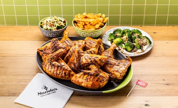 2 whole peri-peri  chickens+3 large sides
