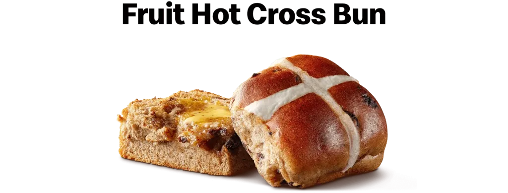 Fruit Hot Cross Bun
