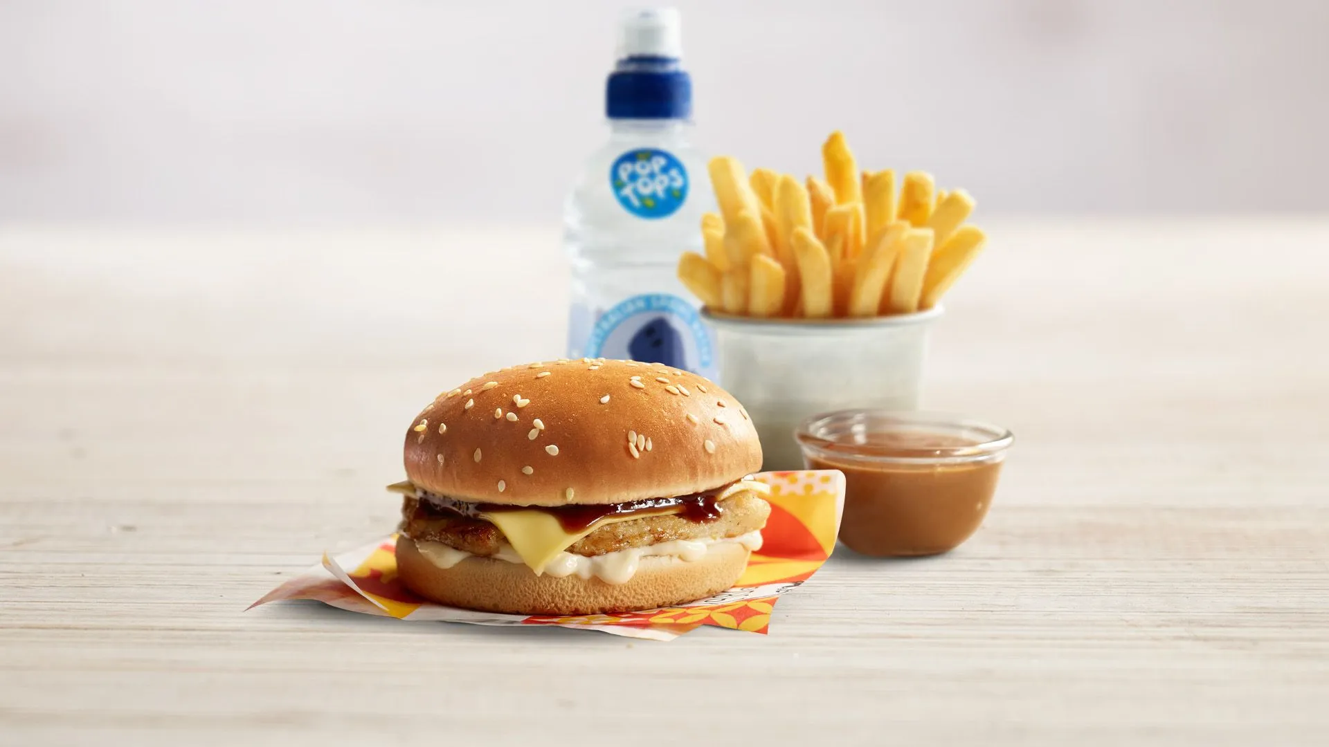 Kid-O’s Chicken & Cheese Burger Meal