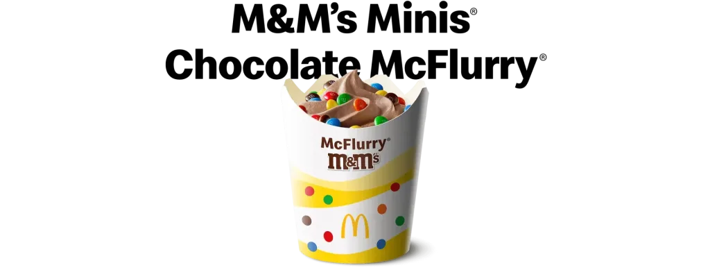 M&M'S® MINIS McFlurry