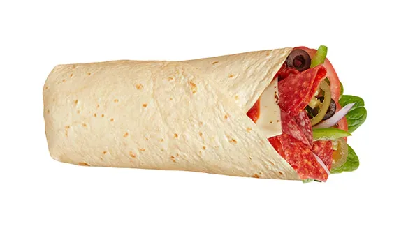 Pizza melt Wrap