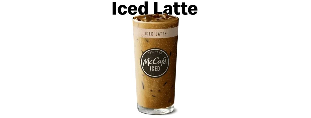  Small Flavoured Iced Latte McCafé
