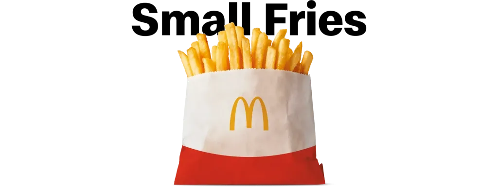  Small Fries in Macca's All Day Menu