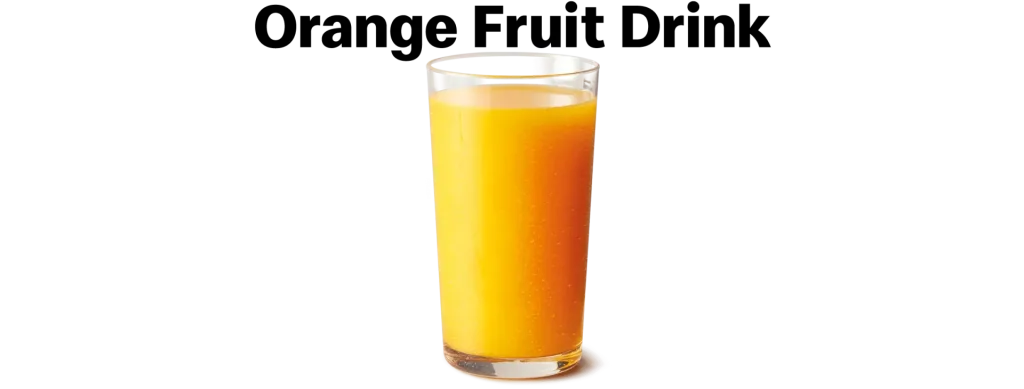 Small Orange Fruit Drink
