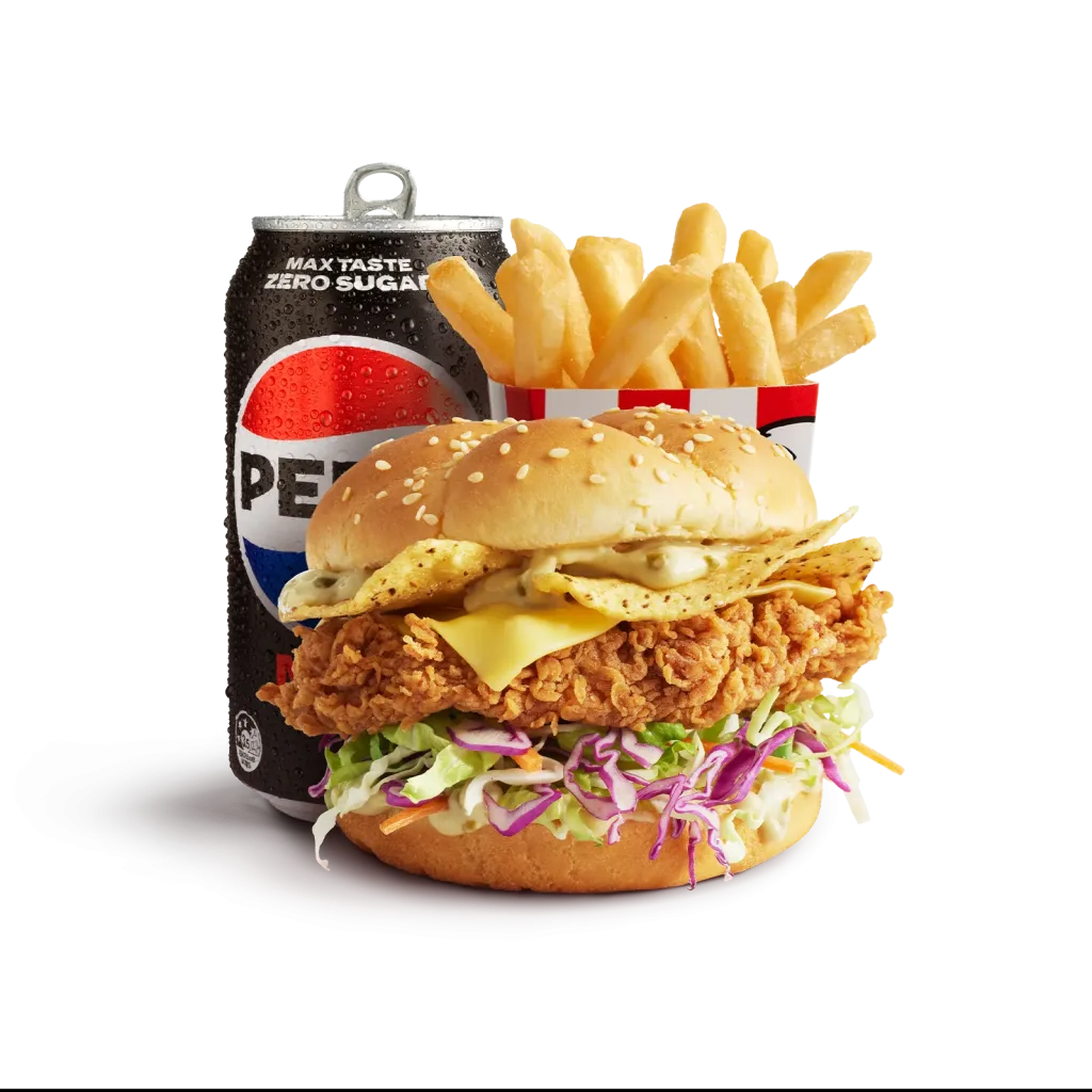 Zinger Crunch Burger Combo