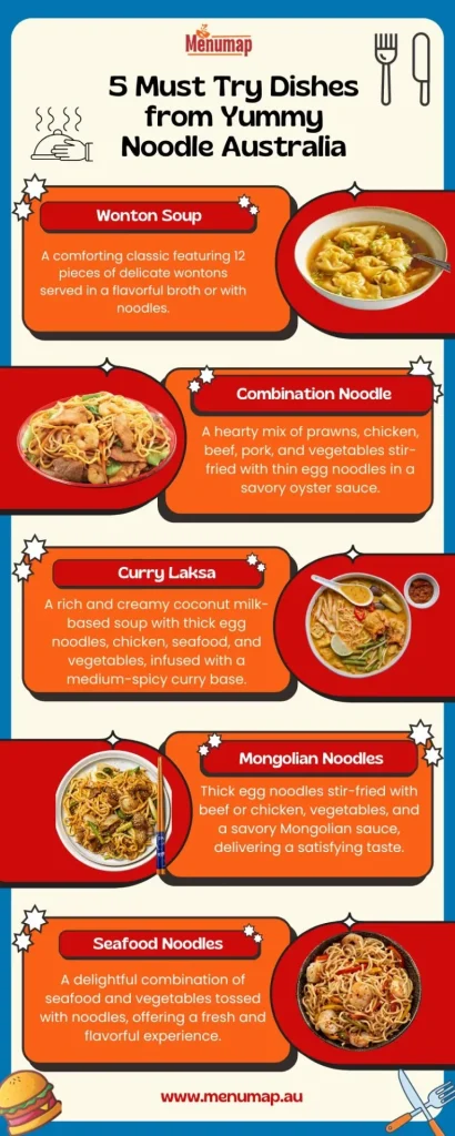 Yummy Noodle Menu in Port Hedland with prices 3 Yellow 27