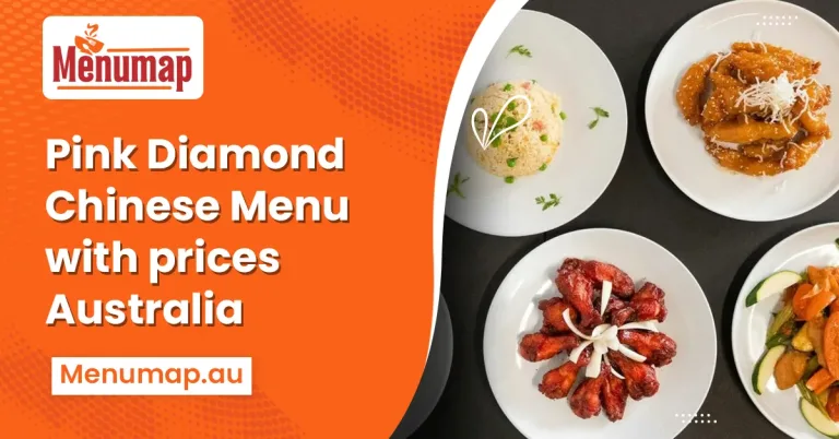 Pink Diamond Chinese Menu with prices