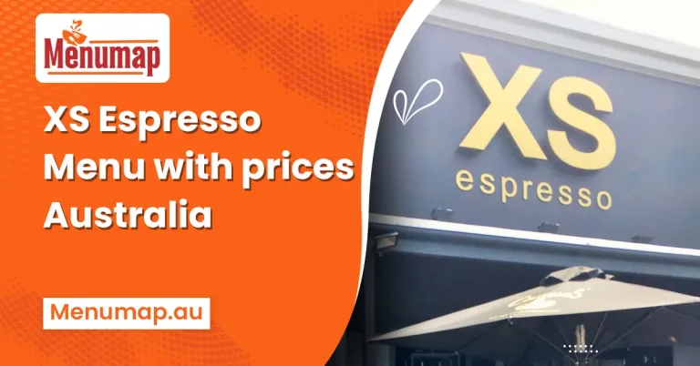 XS Espresso menu with prices