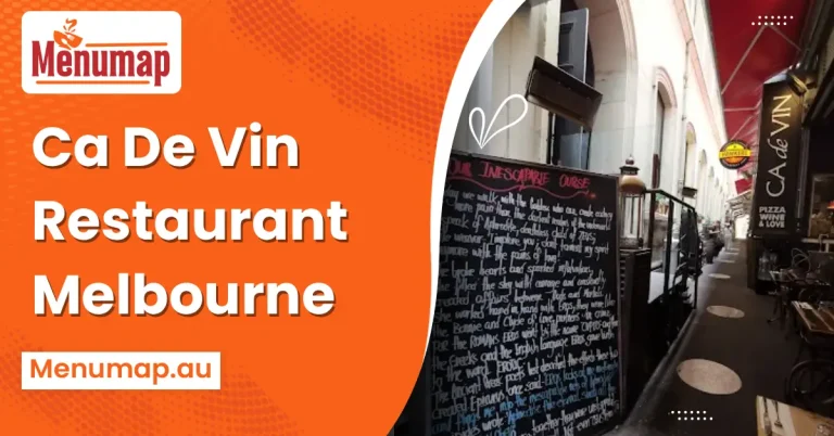 Ca De Vin Restaurant Melbourne